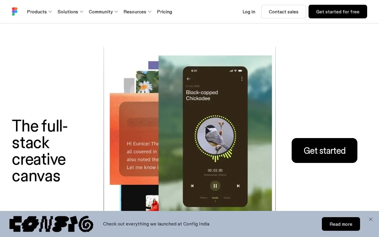 The Figma website