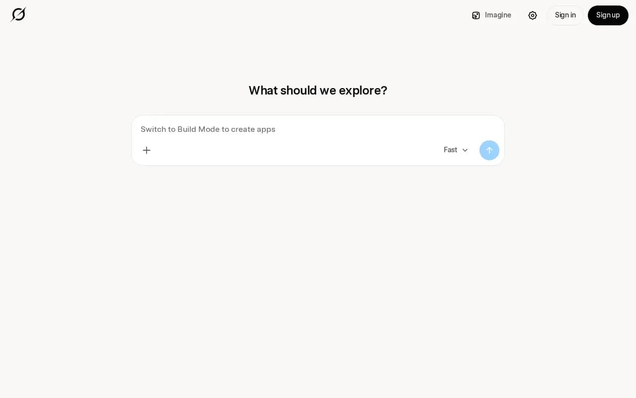 The Grok website
