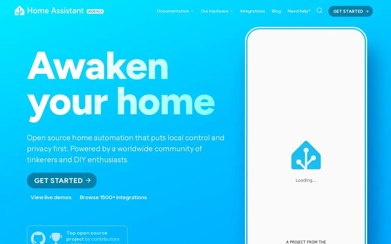 The Home Assistant website
