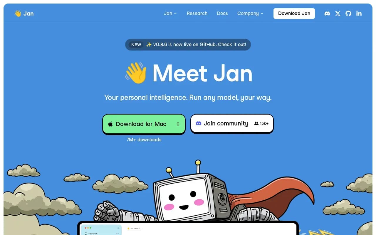 The Jan website