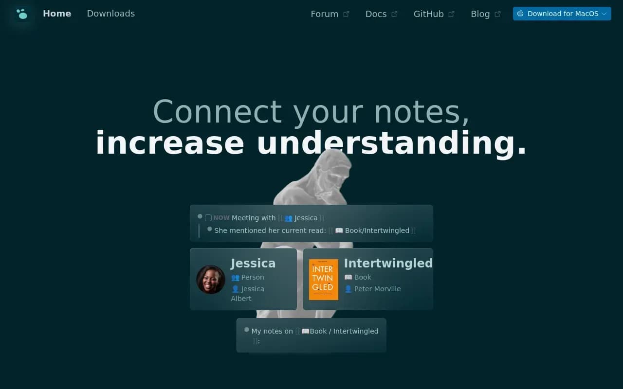 The Logseq website