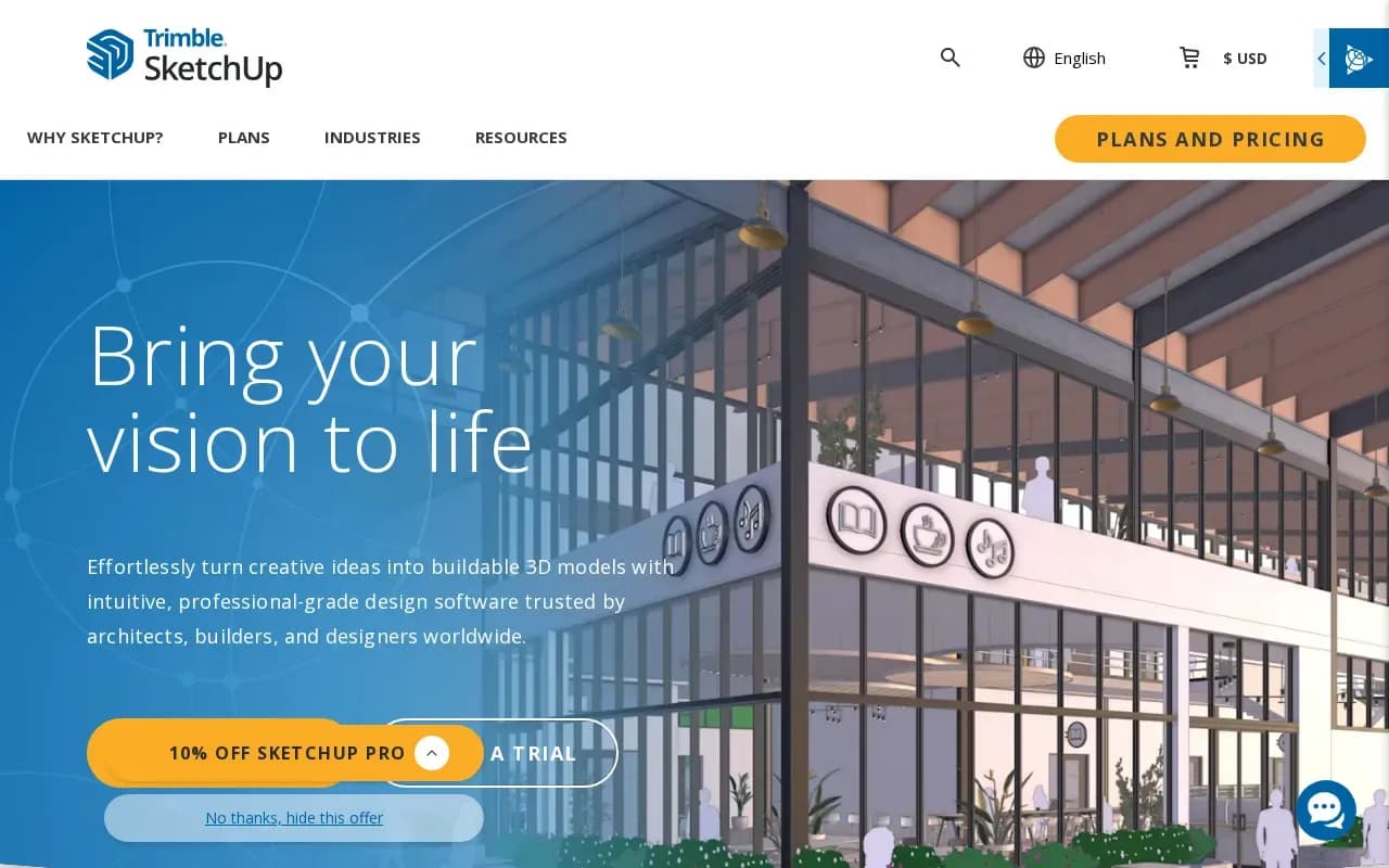 The SketchUp website