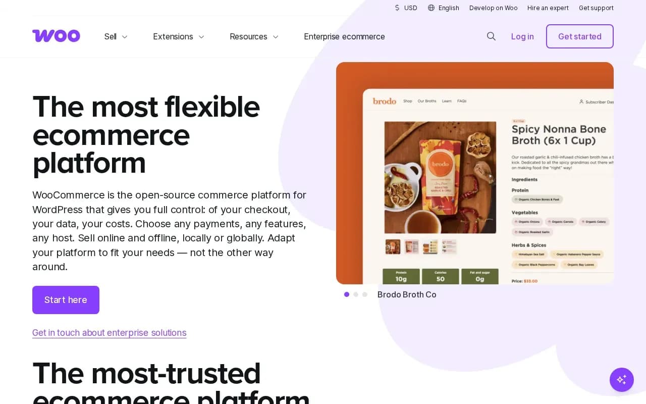 The WooCommerce website