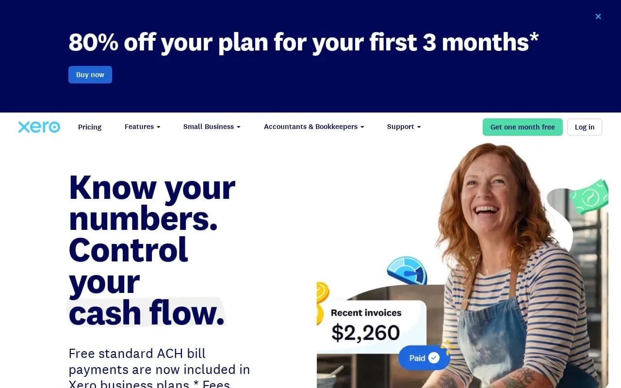 The Xero website